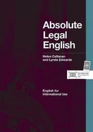 Książki do nauki języka angielskiego - Delta Publishing Absolute Legal English B2-C1. Coursebook with Audio CD praca zbiorowa - miniaturka - grafika 1