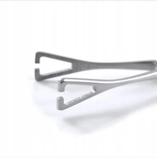 Szczypce do piercingu z końcówką trójkątną otwartą duży Pennington - Wyposażenie studia tatuażu - miniaturka - grafika 1