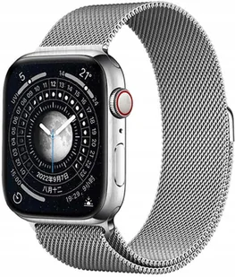 OPASKA PASEK BRANSOLETA SREBRNA DLA APPLE WATCH 38/40/41MM - Akcesoria do smartwatchy - miniaturka - grafika 1
