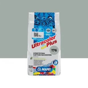 Fuga Ultracolor Plus Zielony-Szary 176 5 kg Mapei - Fugi - miniaturka - grafika 1