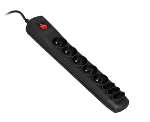 Activejet LISTWA ZASILAJĄCA APN-8g/5m (czarna) - Listwy zasilające - miniaturka - grafika 1