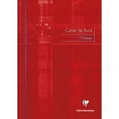 Zeszyty szkolne - Zeszyt notatnik A4 Clairefontaine 3119C 24 kartki CZERWONY - miniaturka - grafika 1