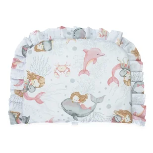 PODUSZKA DO WÓZKA Z FALBANKĄ 25x35 DLA NIEMOWLĄT Kerstin - Kołdry i poduszki dla dzieci - miniaturka - grafika 1