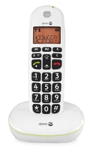 Doro PhoneEasy 100w Telefon w systemie DECT Nazwa i identyfikacja dzwoniącego Biały - Telefony stacjonarne - miniaturka - grafika 1