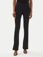 Spodnie damskie - Calvin Klein Spodnie materiałowe K20K207171 Czarny Flare Fit - miniaturka - grafika 1