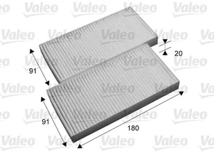 Filtr, wentylacja przestrzeni pasażerskiej Valeo 715696 - Filtry kabinowe - miniaturka - grafika 1