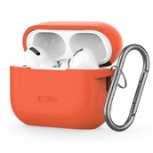 Akcesoria do słuchawek - Etui na słuchawki TECH-PROTECT Silicon Hook do Apple Airpods Pro 1/2 Pomarańczowy - miniaturka - grafika 1