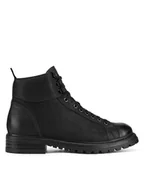 Botki męskie - Lasocki Trzewiki ITALIAN-02 MB Czarny - miniaturka - grafika 1