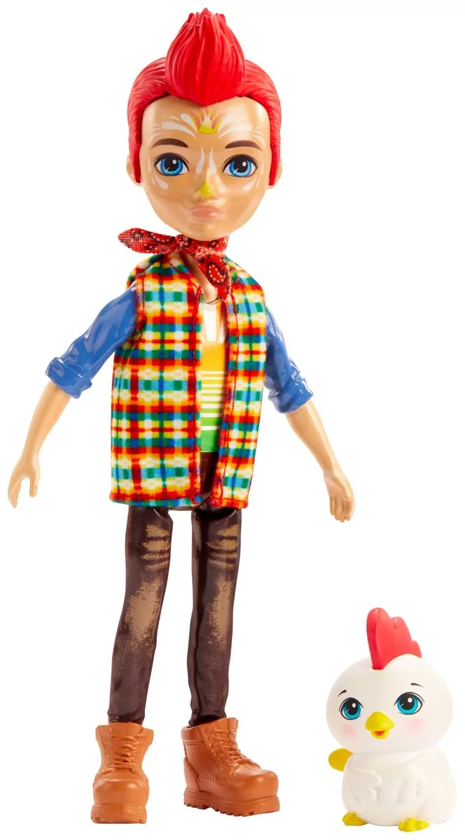 Mattel ENCHANTIMALS Rooster Doll & Cluck kogut FNH22 GJX39