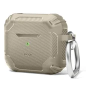 Inne akcesoria audio-wideo - ELAGO Wytrzymałe Etui do AirPods 3, Solid Armor Case, Sand - miniaturka - grafika 1