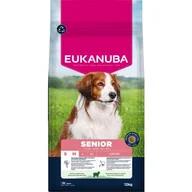 Sucha karma dla psów - Karma dla psa EUKANUBA Senior Small and Medium Breed Jagnięcina 12 kg - miniaturka - grafika 1
