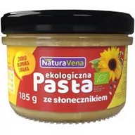 Pasty warzywne - NATURAVENA Pasta z Ciecierzycy z dodatkiem Dyni i Słonecznika BIO 185g - miniaturka - grafika 1