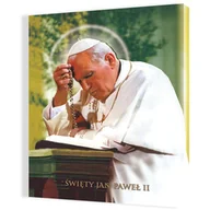 Ikony i obrazy sakralne - Obraz religijny na płótnie Święty Jan Paweł II - miniaturka - grafika 1