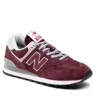 Buty sportowe męskie - New Balance ML574EGB bordowy - grafika 1