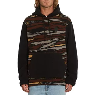 Volcom Męska bluza z kapturem Iso91 Po brązowa (Bark Brown), M, brązowy (Bark Brown), M - Bluzy męskie - miniaturka - grafika 1