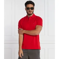 Koszule męskie - Tommy Hilfiger Polo GS CHECK PLACKET | Regular Fit - miniaturka - grafika 1