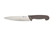 Noże kuchenne - Nóż kuchenny Hendi brązowy 33cm - miniaturka - grafika 1