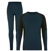 Bielizna sportowa męska - Bielizna termoaktywna CRAFT Core Dry Baselayer Set blaze/black L - miniaturka - grafika 1