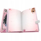 Szkolne artykuły papiernicze - Pamiętnik Notatnik Dziewczęcy Na Kod Melodie Kolorowe Strony Serduszka - miniaturka - grafika 1