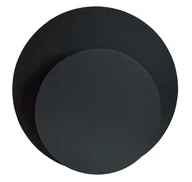 Lampy ścienne - Czarny okrągły nowoczesny kinkiet - D028 C7-E85 - miniaturka - grafika 1