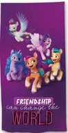 Okrycia kąpielowe dla dzieci - Ręcznik kąpielowy szybkoschnący MY LITTLE PONY - miniaturka - grafika 1