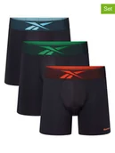 Majtki męskie - Reebok Bokserki (3 pary) "Usher" w kolorze czarnym - miniaturka - grafika 1