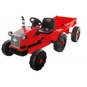 Jeździki dla dzieci - Euro Baby Pojazd Traktor Autko Z Przyczepą Czerwony - miniaturka - grafika 1