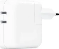 Ładowarki do telefonów - Ładowarka Vega ECONOMY ŁADOWARKA SIECIOWA 35W BIAŁA FASTON 2xPD PD + KABEL TYP-C DO TYP-C> - miniaturka - grafika 1