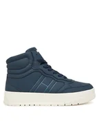 Buty dla chłopców - Tommy Hilfiger Sneakersy T3X9-34094-1355 D Granatowy - miniaturka - grafika 1