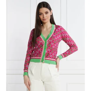 Pinko Kardigan | Slim Fit - Swetry damskie - miniaturka - grafika 1