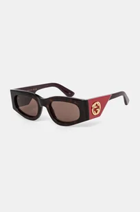Gucci okulary przeciwsłoneczne damskie kolor fioletowy GG1664S - Okulary przeciwsłoneczne - miniaturka - grafika 1