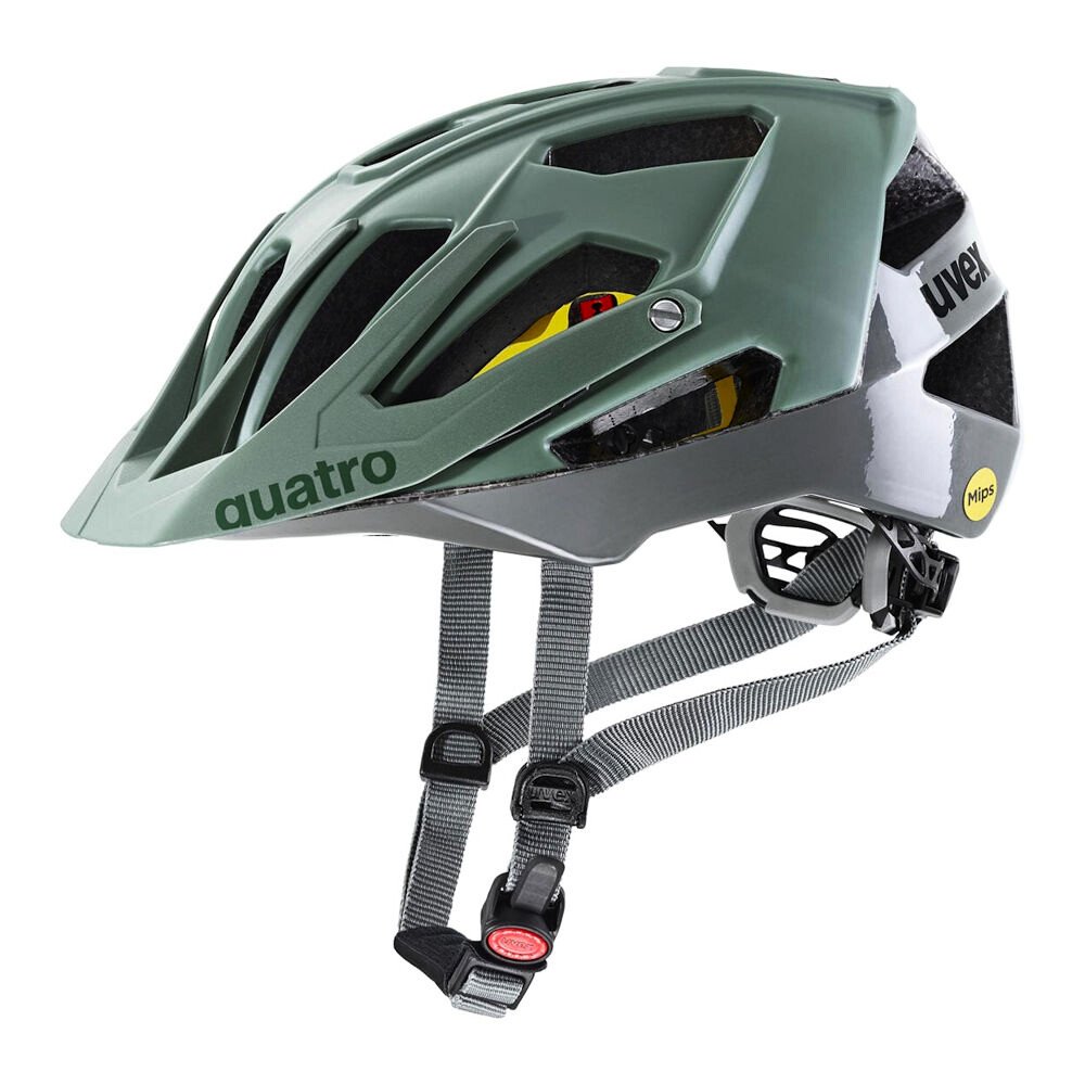 Kask rowerowy Uvex Quatro CC Mips Moss-Rhino (S4106100400) 52 - 57 cm