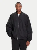 Kurtki męskie - adidas Kurtka bomber Teamgeist JW3498 Czarny Loose Fit - miniaturka - grafika 1