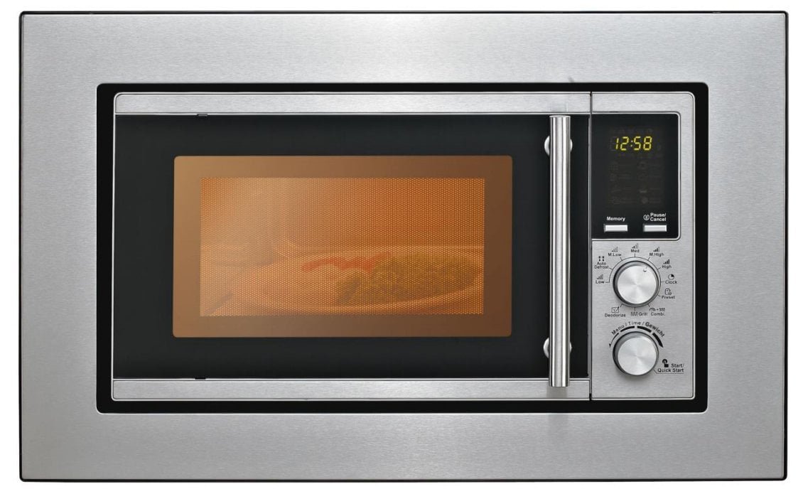 Silva Schneider EBM-G 880E, Built-in, Grill microwave, 17 L, 700 W, Rotary, Black, Stainless steel