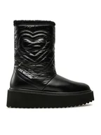 Śniegowce damskie - LOVE MOSCHINO Śniegowce JA24286L0LIN600A Czarny - miniaturka - grafika 1