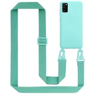 Etui i futerały do telefonów - Łańcuszek Etui Do Samsung Galaxy A51 4G / M40s Pokrowiec w LIQUID TURKUS Silicone TPU Obudowa Ochronny Cadorabo - miniaturka - grafika 1