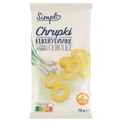 Chrupki - Simpl Chrupki kukurydziane o smaku zielonej cebulki 70 g - miniaturka - grafika 1