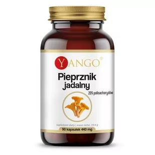 YANGO Yango Pieprznik jadalny 90 k. grzyby YA0909 - Suplementy naturalne - miniaturka - grafika 1