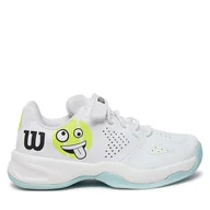 Tenis ziemny - Buty do tenisa Wilson Kaos Emo K WRS331800 Biały - miniaturka - grafika 1