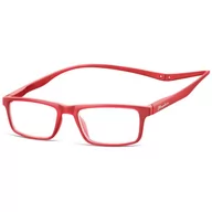 Okulary korekcyjne, oprawki, szkła - Okulary Na MAGNES do Czytania PLUSY Damskie Męskie MR59D moc: +2,5 - miniaturka - grafika 1
