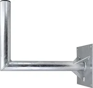 Akcesoria TV-SAT - Satix Sat uchwyt ścienny 50 cm odległość od ściany ciężkie obciążenie 60 mm rura do miski satelitarnej do 130 cm - miniaturka - grafika 1