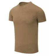 Odzież taktyczna i umundurowanie - Koszulka Helikon-Tex z bawełny organicznej SLIM - U.S. Brown XS - miniaturka - grafika 1