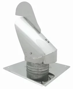 Płetwa z płytą dachową Rotoflex 200 mm - Kominy i akcesoria - miniaturka - grafika 1