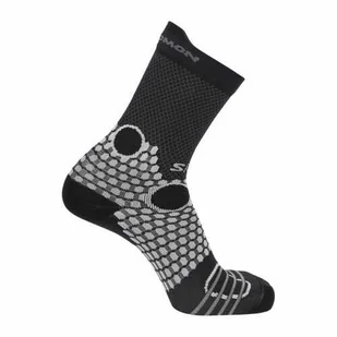 Skarpety Salomon S/Lab Ultra Crew Black / Light Grey - Skarpetki i podkolanówki sportowe - miniaturka - grafika 1