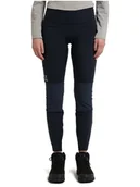 Spodnie sportowe damskie - Haglöfs Legginsy funkcyjne "Luna" w kolorze granatowym - miniaturka - grafika 1
