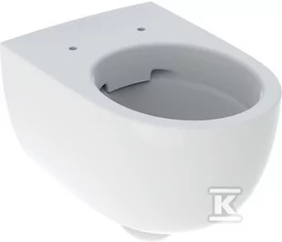 Miska wisząca WC Selnova, Lejowa, B35.5 cm, H37 cm, T53 cm, podwyższona, ukryte mocowania, Rimfree - Miski WC - miniaturka - grafika 1