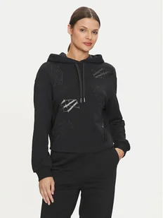 Armani Exchange Bluza 6DYM81 YJFZZ 42AQ Czarny Regular Fit - Bluzy damskie - miniaturka - grafika 1