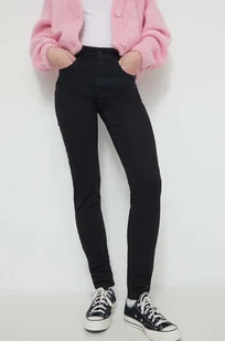 Desigual jeansy damskie kolor czarny - Spodnie damskie - miniaturka - grafika 1