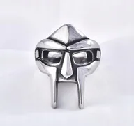 Pierścionki - Sygnet pierścień MF DOOM maska srebrna prezent - miniaturka - grafika 1