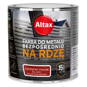 Emalie - ALTAX Farba do metalu 250 ml czerwony połysk - miniaturka - grafika 1